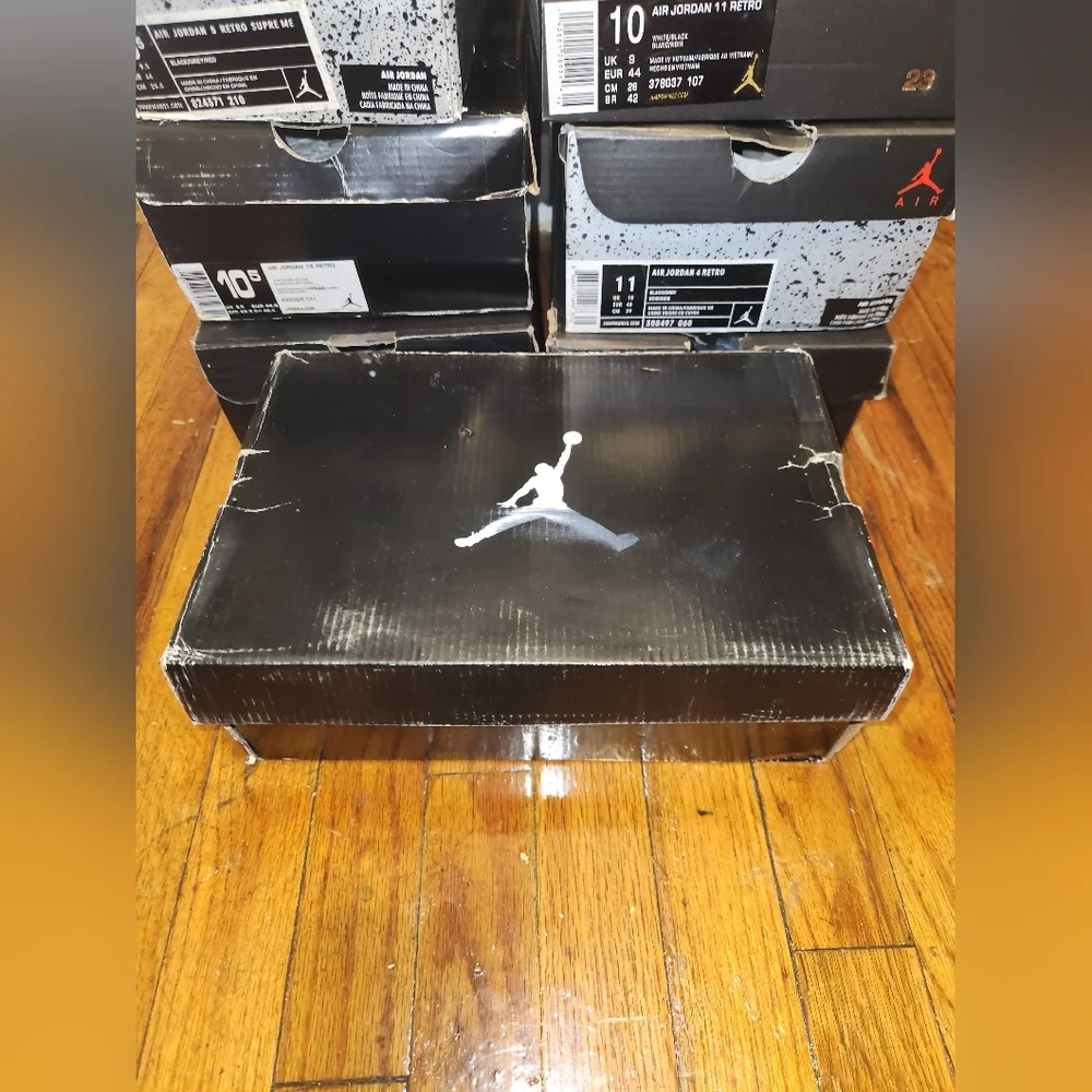 7 Jordan Youth Empty Boxes